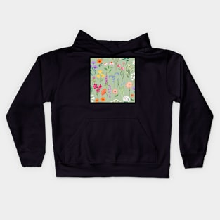 Wildflower meadow Kids Hoodie